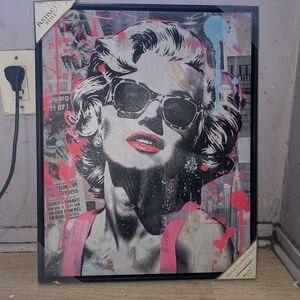 Marilyn Monroe Pop Art Framed Print